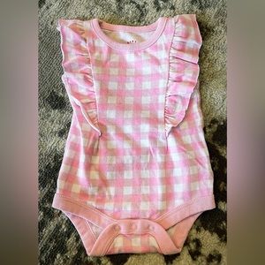 Summer baby girl onesie
